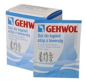 GEHWOL Fussbad, Sól ziołowa z lawendą do kąpieli stóp, 10x20g