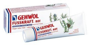GEHWOL Fusskraft Rot, Balsam natłuszczający do zimnych i suchych stóp, 125 ml