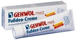 GEHWOL Med Fussdeo Creme, Krem silnie odświeżający do stóp, 125 ml