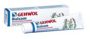 GEHWOL Trockene Sprode Haut Balsam, Balsam odświeżający dla suchej skóry stóp, 125 ml