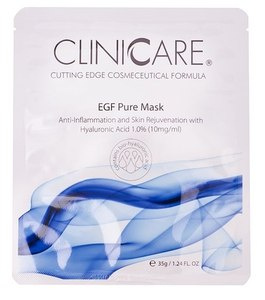 CLINICCARE EGF Pure Mask, Łagodząca i regenerująca maska do twarzy, cera trądzikowa, 35g
