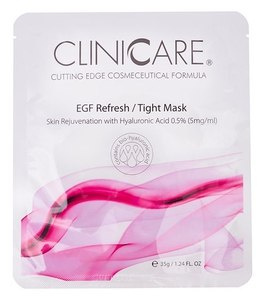 CLINICCARE EGF Refresh Mask, Odmładzająca i odżywcza maska do twarzy, cera dojrzała, wrażliwa, 35g
