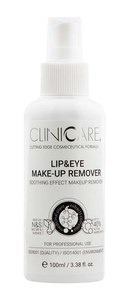 CLINICCARE Lip&Eye Make-up Remover, Preparat do demakijażu twarzy, oczu i ust, każda cera, 100 ml
