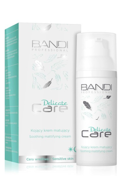 BANDI Delicate Care, Kojący krem matujący, cera wrażliwa, 50 ml