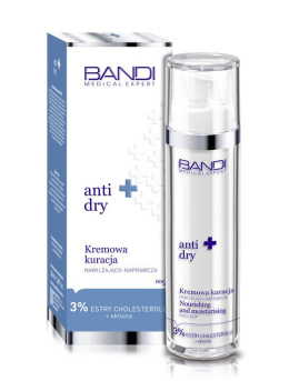 BANDI Medical Expert Anti Dry, Kremowa kuracja nawilżająco-naprawcza, 50 ml
