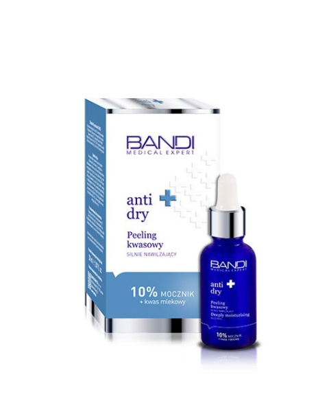 BANDI Medical Expert Anti Dry, Peeling kwasowy silnie nawilżający, 30 ml