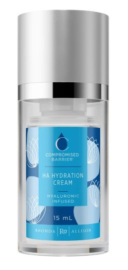 RHONDA ALLISON CB, HA Hydration Cream / Ultra Hydration Cream, Krem silnie nawilżający z kwasem hialuronowym, cera sucha, 15 ml