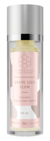RHONDA ALLISON PS Grape Seed Glow Serum, Serum nawilżające z ekstraktem z winorośli, każda cera, przebarwienia, 10 ml