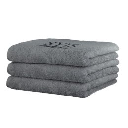 SYIS Ręcznik frotte z logo 70x140 - szary