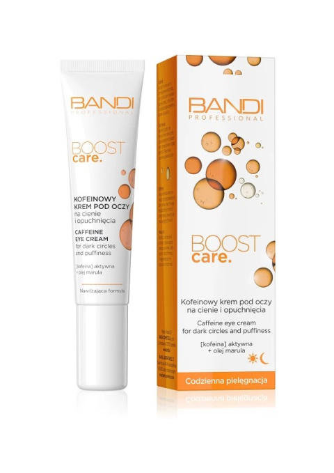 BANDI Boost Care, Kofeinowy krem pod oczy na cienie i opuchnięcia, 14 ml