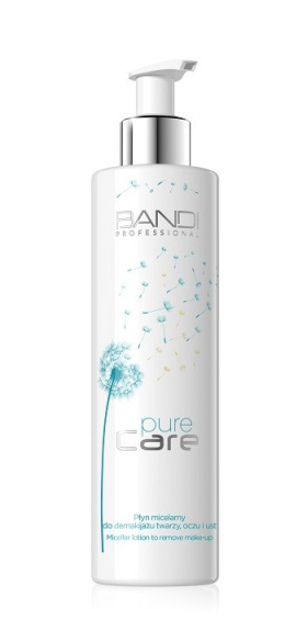 BANDI Pure Care, Płyn micelarny do demakijażu twarzy, oczu i ust, każda cera, 230 ml