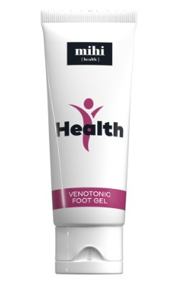 MIHI Health, Pielęgnujący żel do zmęczonych stóp Venotonic, 75 ml