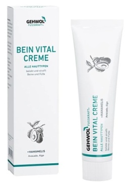 GEHWOL Fusskraft Bein-Vital, Krem witalizujący do pielęgnacji nóg i stóp, 125 ml