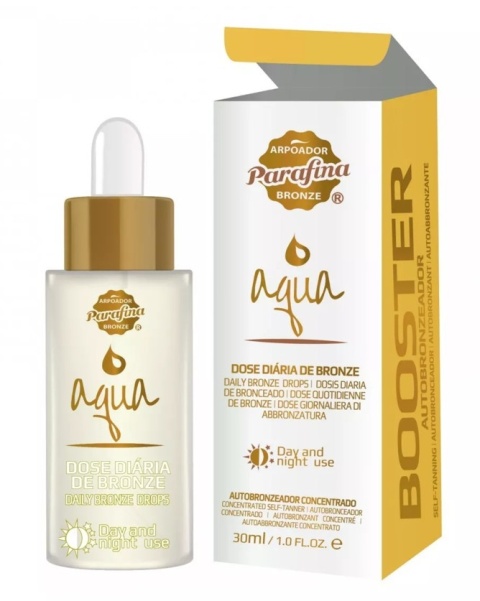 PARAFINA BRONZE, Krople samoopalające do ciała i twarzy Booster, 30 ml