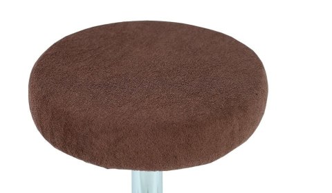 Pokrowiec na taboret frotte czekoladowy 30-40cm